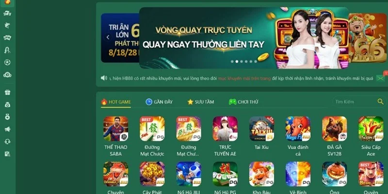 Kho game đổi thưởng độc quyền tại HB88